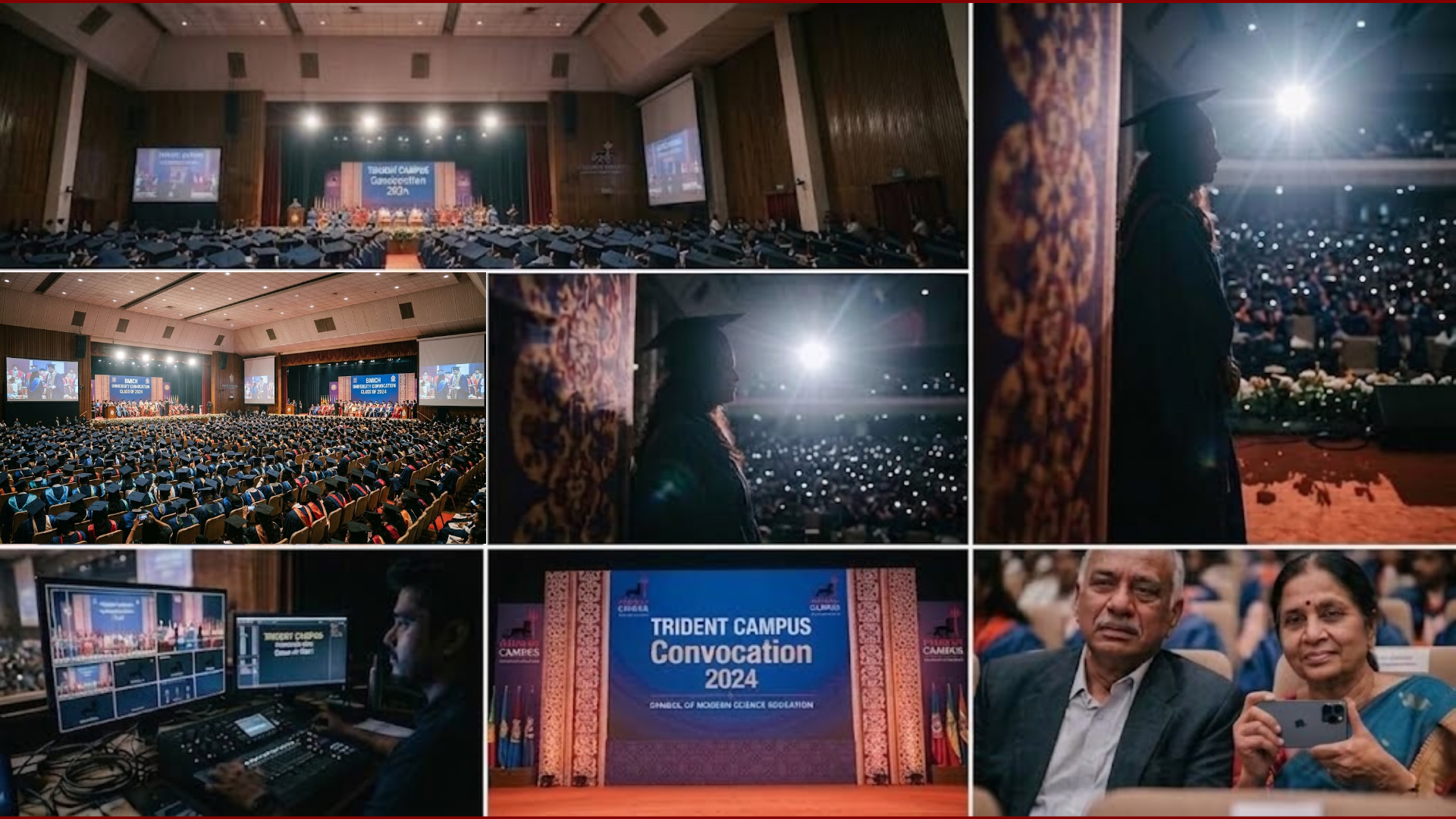 Scenes from a Trident Campus convocation ceremony